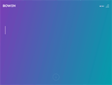 Tablet Screenshot of bowenmedia.com